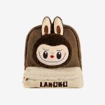LABUBU Mochila Berber da Série Clássica (Marrom) em Fleece