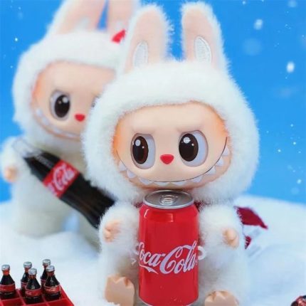 Labubu Adesivo de vinil da Coca-Cola com o (2 peças) rosto